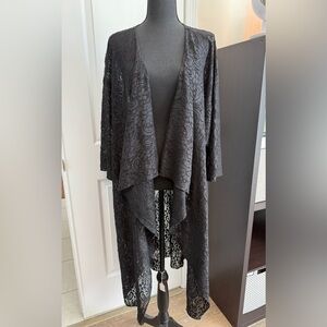 LuLaRoe Black Lace Cardigan